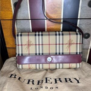 Burberry Haymarket Nova Check Shoulder Bag